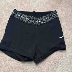 Nike Pro Women's Black Athletic Shorts